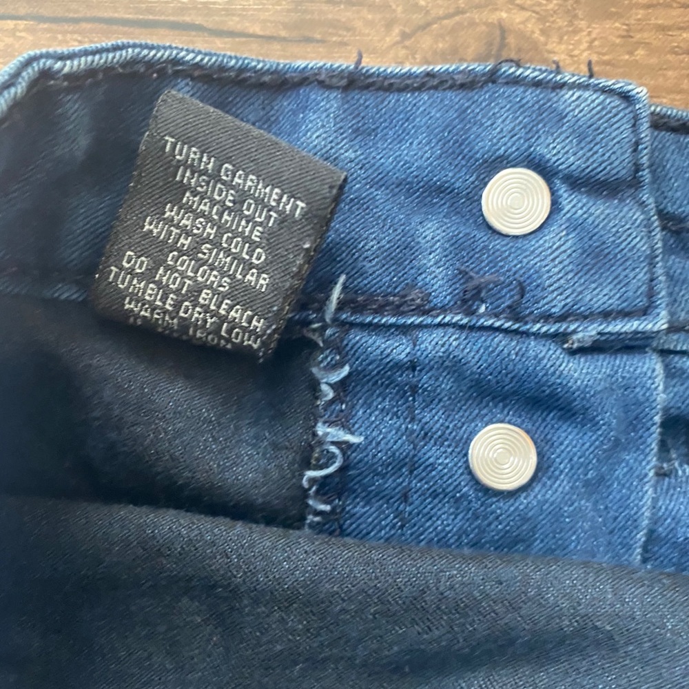 Rue21 High waisted blue button up shorts - Picture 4 of 6